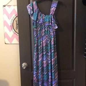 Maxi, multi color dress